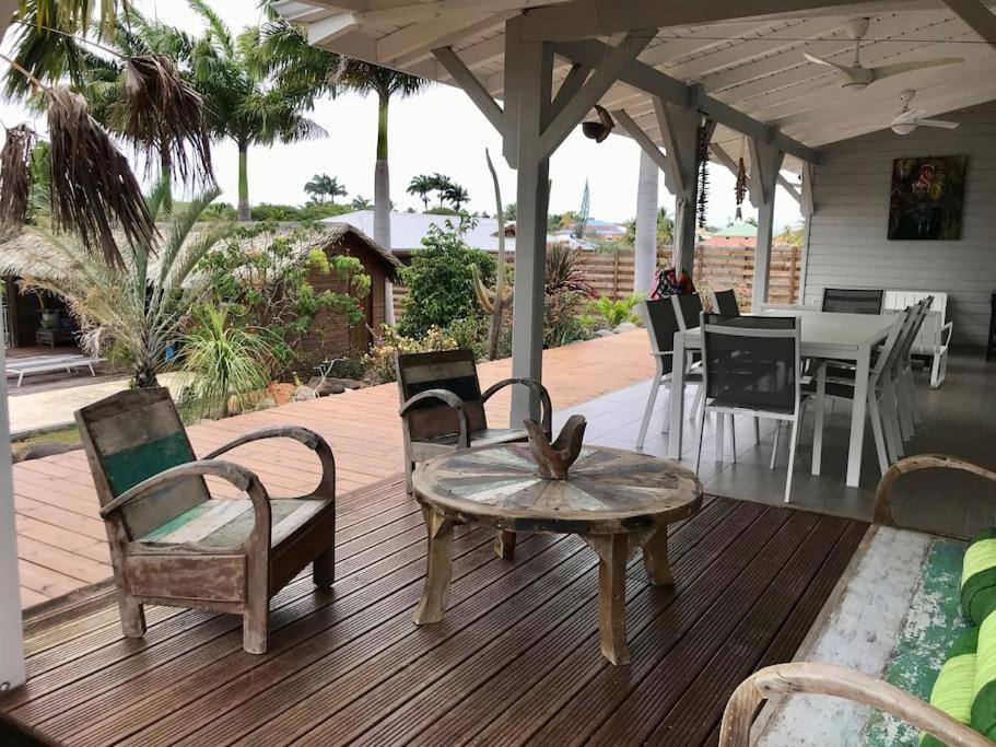 Villa Tikitanga Avec Piscine 10X5M A 650M De La Mer Saint-Francois  Extérieur photo
