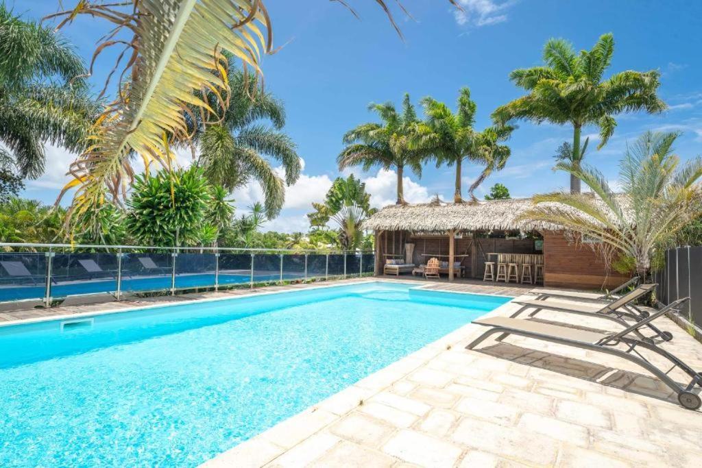 Villa Tikitanga Avec Piscine 10X5M A 650M De La Mer Saint-Francois  Extérieur photo